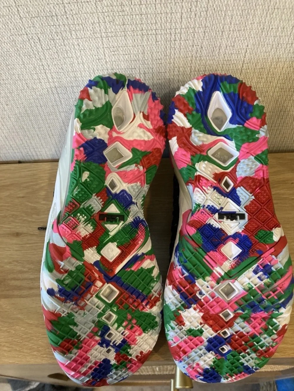 Nike Black Sneakers with Multicolor Accents